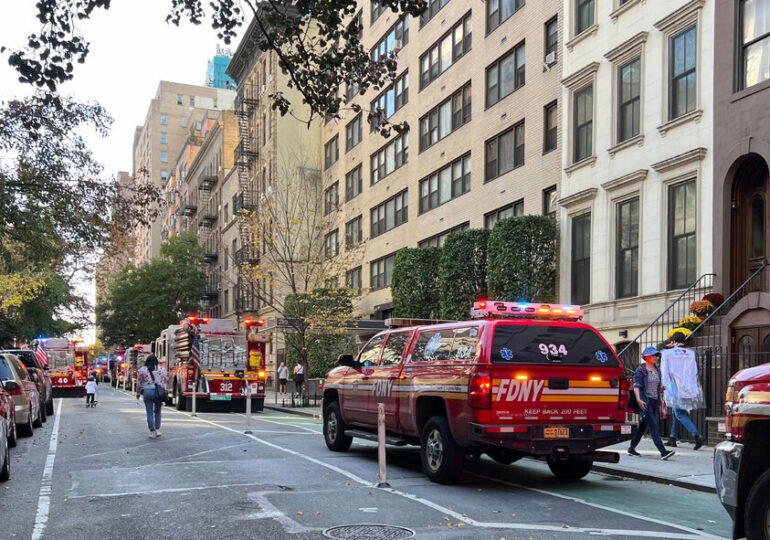 At least 38 injured, 2 seriously, after a fire in a Manhattan apartment